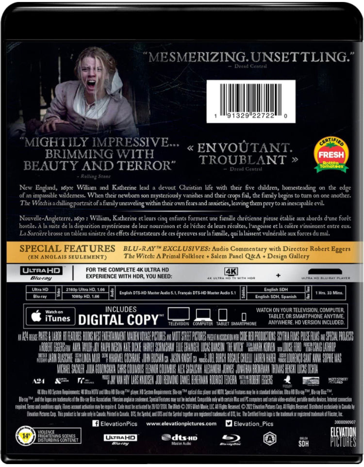 The Witch - 4K Ultra HD + Blu-ray + Digital